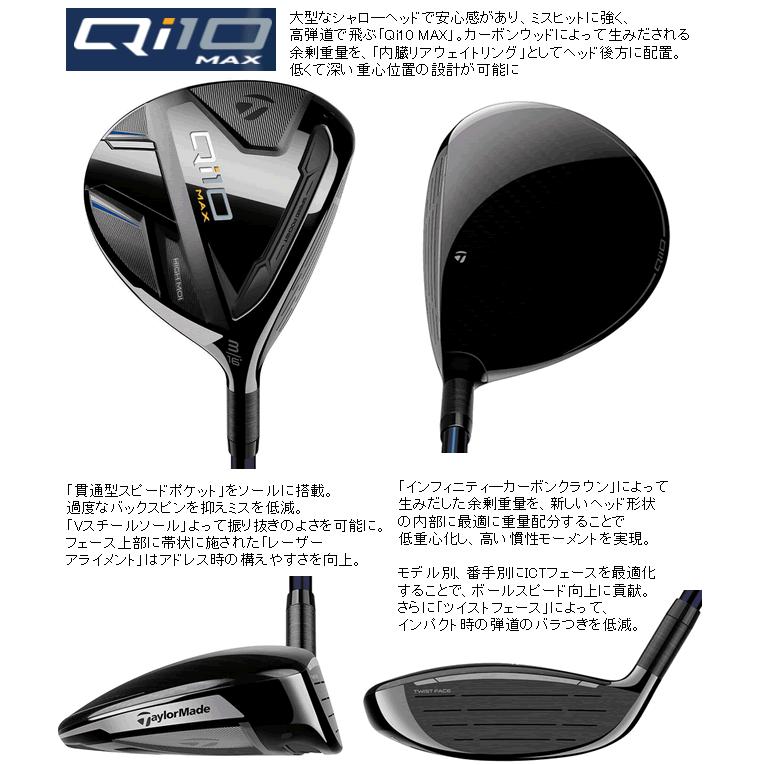 TaylorMade テーラーメイド Qi10 マックス フェアウェイウッド 