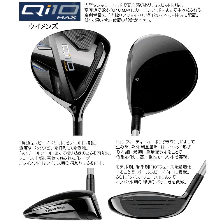 TaylorMade（テーラーメイド） Qi10 ウイメンズ フェアウェイウッド