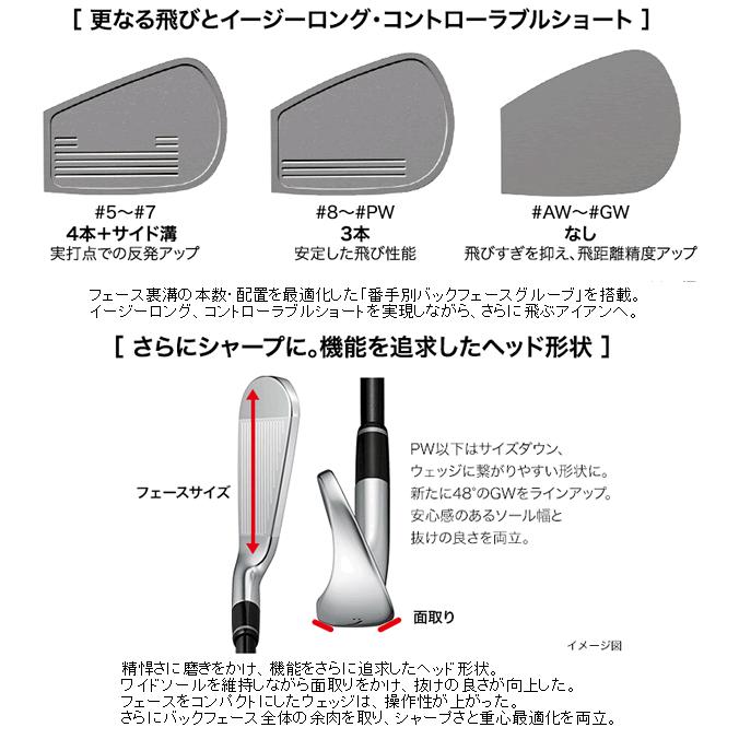 プロギア　03　アイアン　5本(7番〜9番・P・A)セット　スペックスチール3　Ver.2　スチールシャフト　25年モデル　ハドラスコーティングの画像