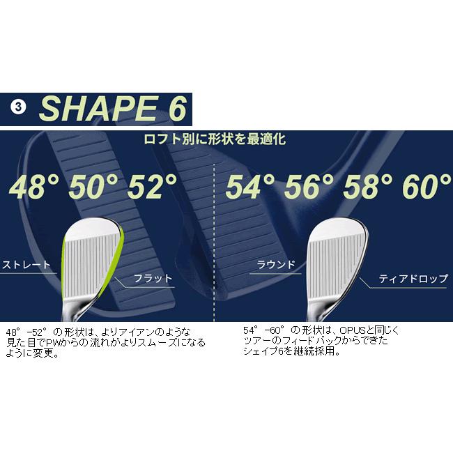 キャロウェイ OPUS オーパス ウェッジ 3本 セット レフティ Callaway レフティ キャロウェイ OPUS(オーパス) SP ウエッジ