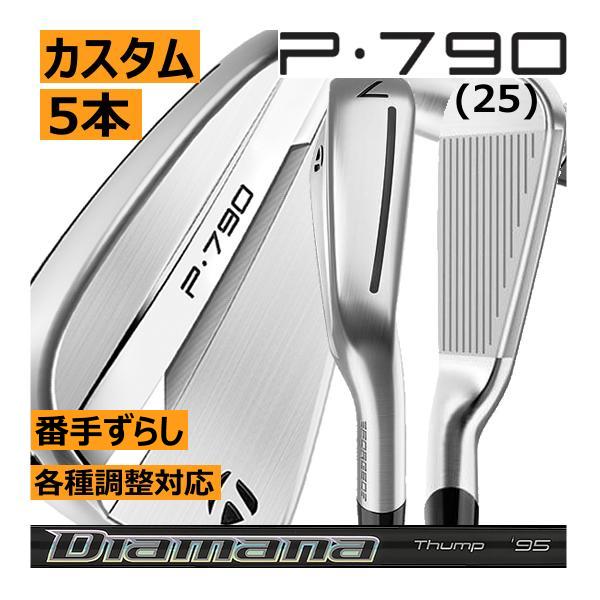 TaylorMade（テーラーメイド） ALL NEW P790(25) アイアン 5本(5番〜9