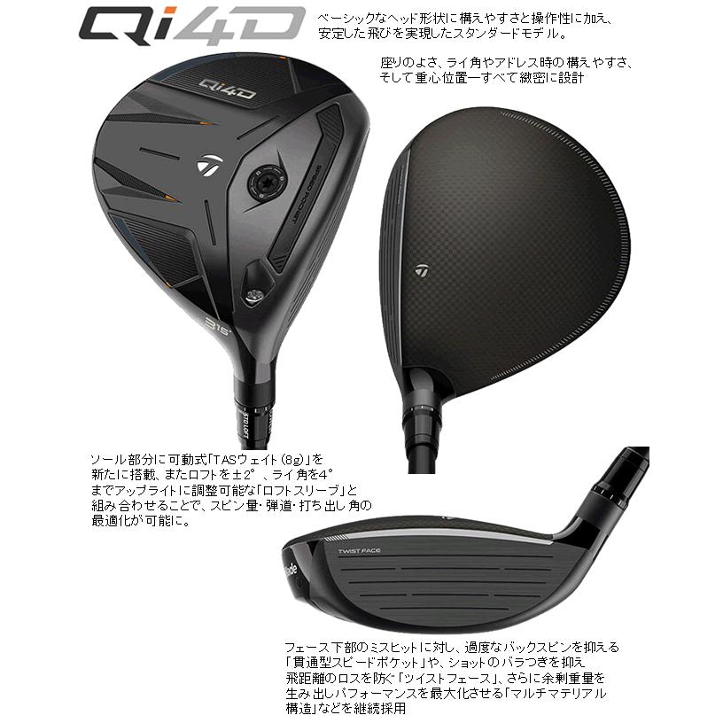 テーラーメイド　Qi4d 7W レフティ　フェアウェイウッド TaylorMade（テーラーメイド） レフティ Qi4D フェアウェイウッド
