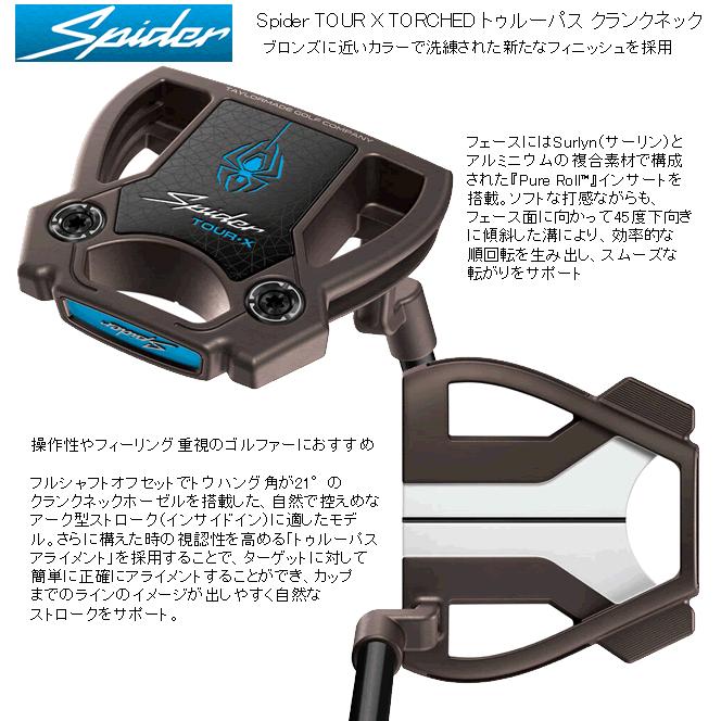 TaylorMade（テーラーメイド） スパイダー ツアー X パター トーチド
