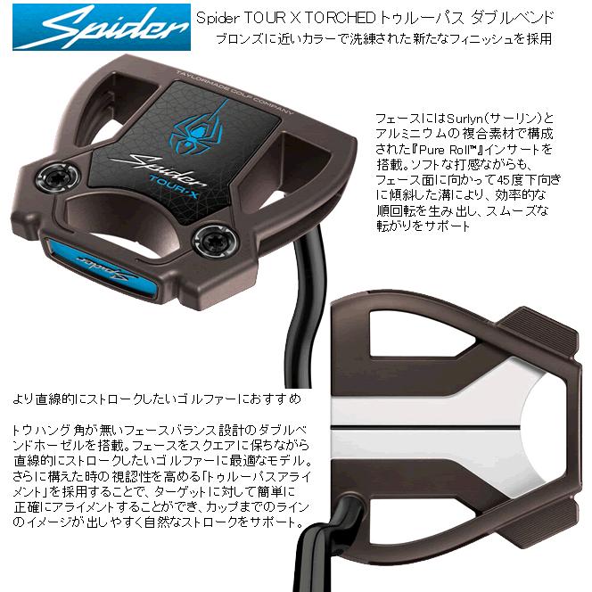 TaylorMade（テーラーメイド） スパイダー ツアー X パター トーチド 