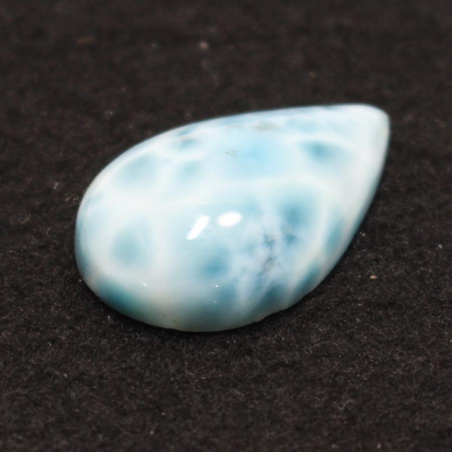 ラリマー ルース ティアドロップ カボション 6.0g 天然石☆30.3mm 