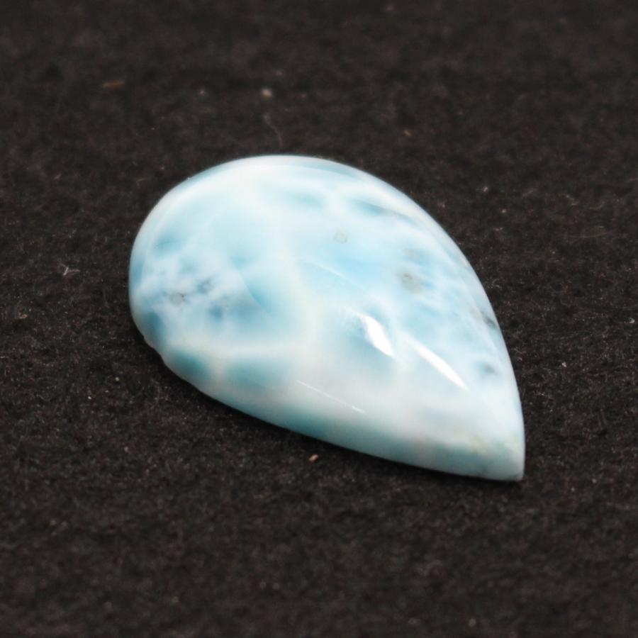 ラリマー ルース ティアドロップ カボション 6.0g 天然石☆30.3mm 