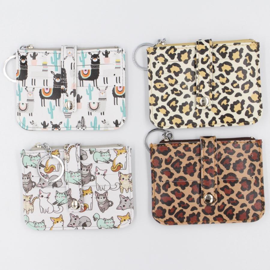 パスケース 表裏計6枚 小物入れ付 定期入れ ICカード ポーチ かわいい動物柄 小さめ コインケース キーケース おしゃれ ☆ 送料無料 :  loco animo - 通販 - Yahoo!ショッピング