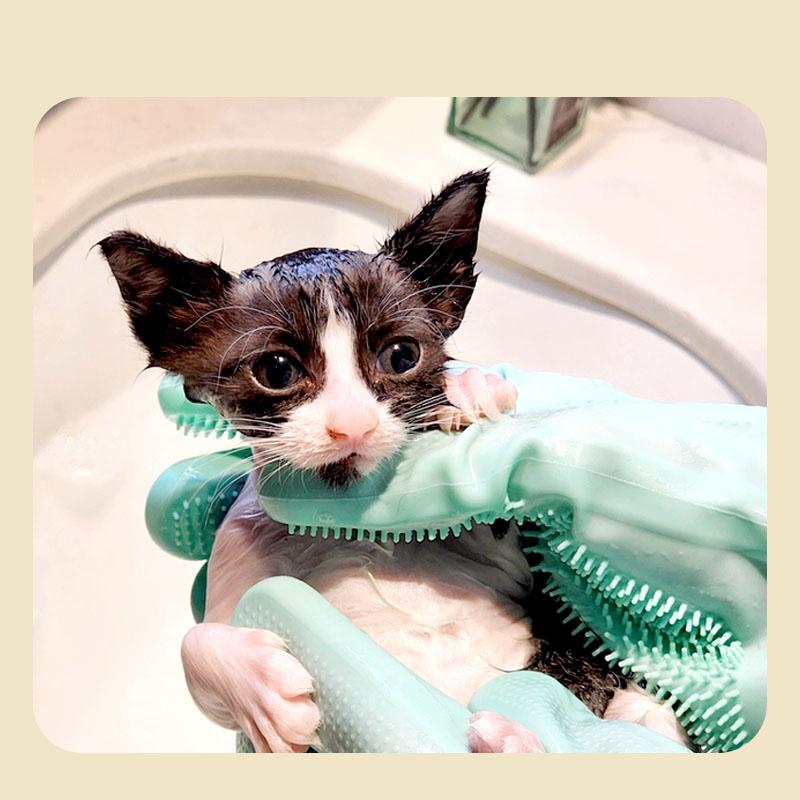 ペットブラシ ペット 手袋 犬用 猫用 ペット用グルーミンググローブ 犬