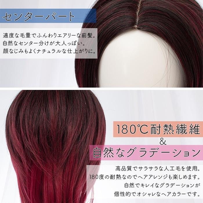 即納 ウィッグ グラデーション 自然 ショート ブラック レッド 赤髪 黒髪 男装 コスプレ ロコロコ Wigmr100 Loco Loco 通販 Yahoo ショッピング
