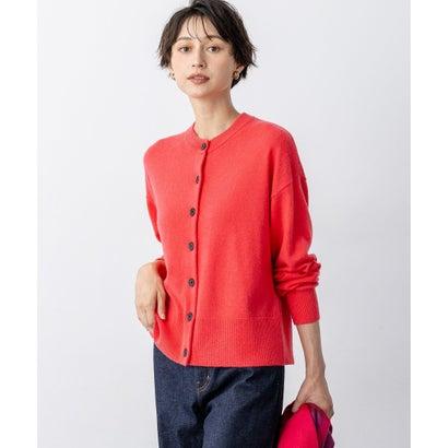 23区　ピュアカシミヤ　カーディガン オレンジ 23区（ニジュウサンク） 【洗える】ピュアカシミヤ クルーネック