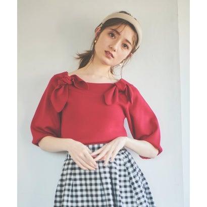 現金特価 トランテアン ソン ドゥ モード 31 Sons De Mode 12gソウバリショルダーリボンニット レッド 日本産 Nooitmeergrasmaaien Be