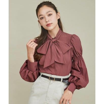 モラビト✴︎スペル⭐️リボンタイとタックレースのデザインブラウス