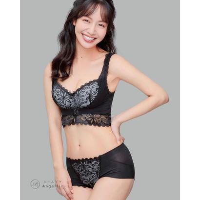 アンジェリール Angellir キュッとふんわりショーツブレス （ブラック 