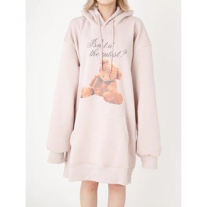 アンクルージュ Ank Rouge テディベアプリントbigパーカー ピンク ブランド公式 Locomall ロコモール 通販 Paypayモール