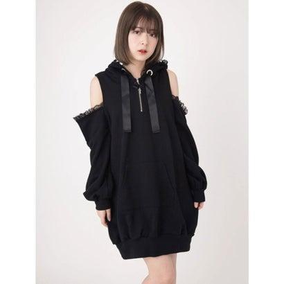 アンクルージュ Ank Rouge リボンzipパーカー ブラック ブランド公式 Locomall ロコモール 通販 Paypayモール