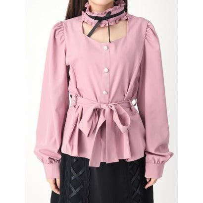 メリハリの アンクルージュ Locomall ロコモール 通販 Paypayモール Ank Rouge ぺプラムブラウス ピンク