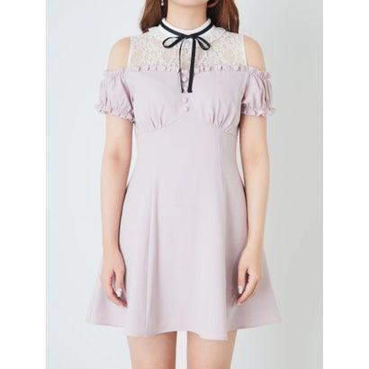 アンクルージュ Locomall ロコモール 通販 Paypayモール Ank Rouge レース切り替え肩開きフレアワンピース A ブランド公式 最安値 Fashionleather Com