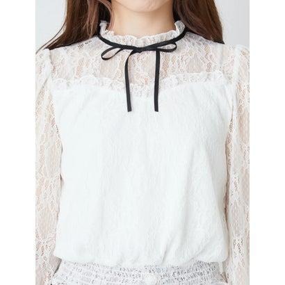 サイズ アンクルージュ Locomall ロコモール 通販 Paypayモール Ank Rouge フリルネックレースtops オフ