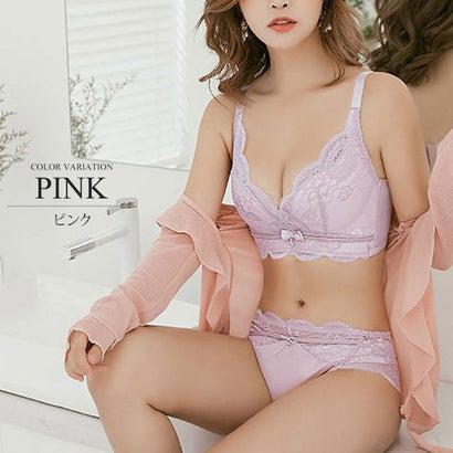 アミュレット Amulet シュクールレースブラジャー ショーツセット 下着 脇高 ランジェリー 韓国 パンティー インナー 返品不可商品 ピンク Aew ブランド公式 Locomall ロコモール 通販 Yahoo ショッピング