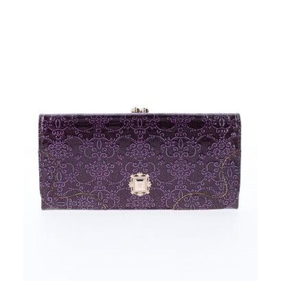 ANNA SUI（アナスイ） ルーミー 口金フラップ長財布 （パープル