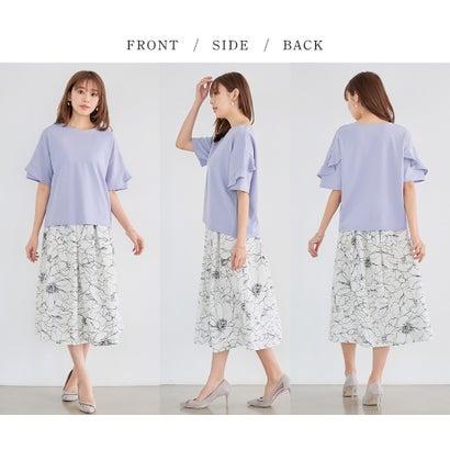 アロッタ Alotta 【4つの機能付】フリル袖Tシャツブラウス （ラズベリー）｜locondo-shopping｜08