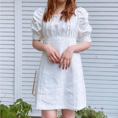 アーベーセーアンフェイス Abc Une Face スクエアハイウエストop ホワイト ブランド公式 Locomall ロコモール 通販 Paypayモール