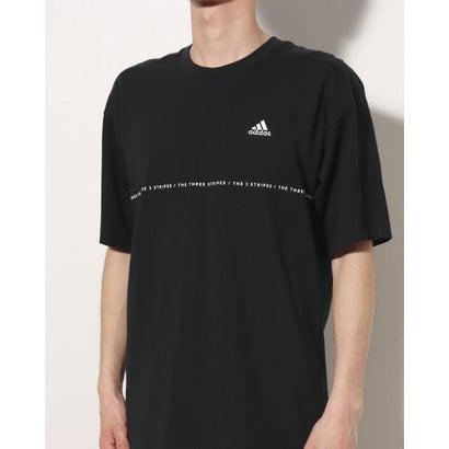 アディダス adidas メンズ 半袖Tシャツ M WORDING Tシャツ IA9431 （ブラック）｜locondo-shopping｜06
