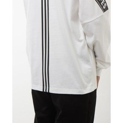 アディダス adidas メンズ 長袖Tシャツ M WORD LS Tシャツ IK7344 （white）｜locondo-shopping｜08