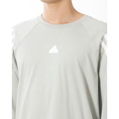 アディダス adidas メンズ 長袖機能Tシャツ フューチャーアイコン スリーストライプス 長袖Tシャツ IJ6390 （ワンダーシルバー）｜locondo-shopping｜06