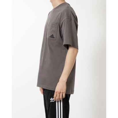 アディダス adidas メンズ 半袖Tシャツ M POCKET Tシャツ IT0907 （チャコール）｜locondo-shopping｜02