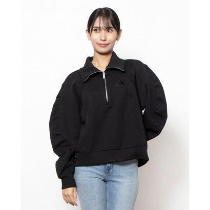 新品JCAESAR STUDIO ブラック ジップアップ 長袖XS～XL adidas（アディダス） レディース ニットジャケット W LUX SP SPCR HZ