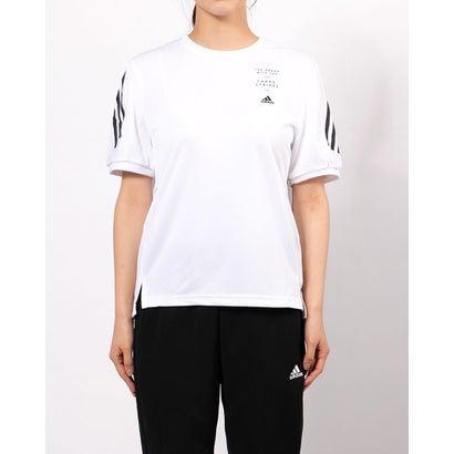 アディダス adidas レディース 半袖機能Tシャツ WMHE3STTEE GM8831 （ホワイト）｜locondo-shopping｜04