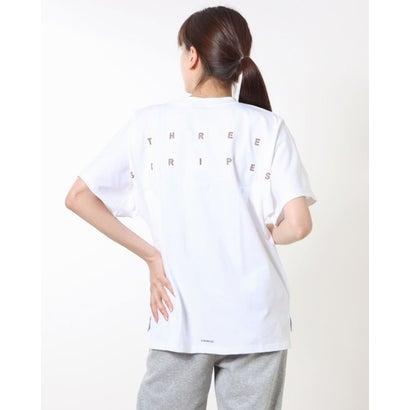 アディダス adidas レディース 半袖Tシャツ W WORDING SS Tシャツ IA5249 （ホワイト）｜locondo-shopping｜03