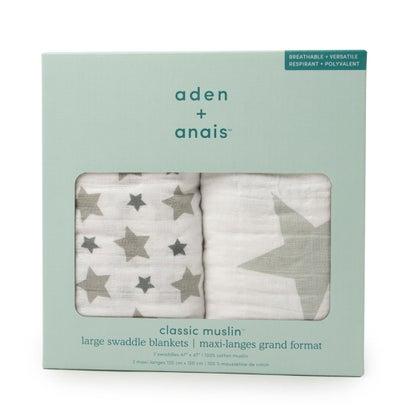エイデンアンドアネイ aden+anais スワドル 2枚セット おくるみ