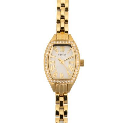 アガタ パリ AGATHA PARIS プチトノーウオッチ、トノー、ブレスレット （ゴールド）
