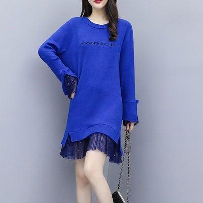 工場直送 アムールボックス Amour Box ワンピース 大きいサイズ あり レイヤードワンピース ブルー ブランド公式 Locomall ロコモール 通販 Paypayモール 激安特価 Www Ladislexia Net