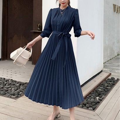 新品】ジプソフィアプリーツワンピース