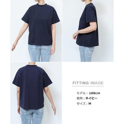 アンドミー andme モックネック 半袖 Tシャツ （ネイビー）｜locondo-shopping｜13