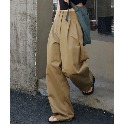 アナザーエス ANOTHER S タック入りワイドチノパン （ベージュ