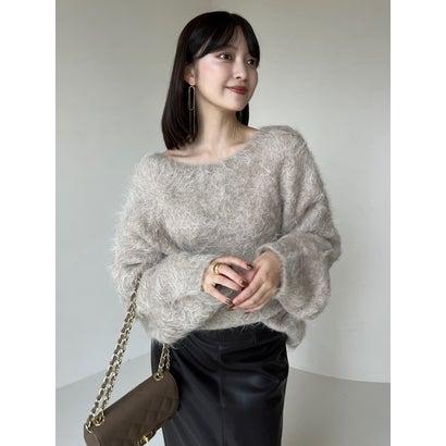 アニュアンス anuans *スーリーアルパカニットプルオーバー （BEIGE 