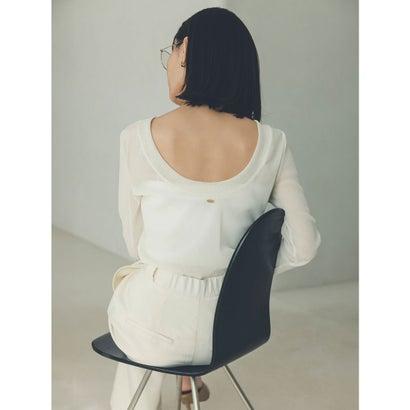 anuans アニュアンス バックオープンシアーカットトップス