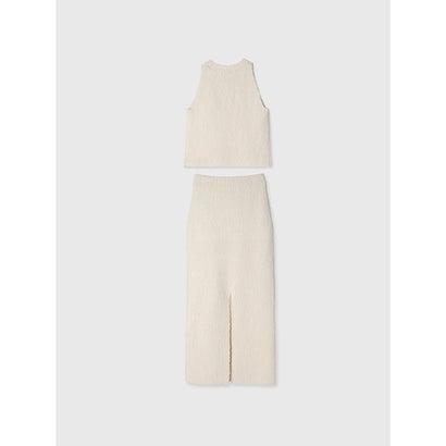 anuans アニュアンス ネップニットセットアップ （BEIGE