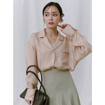 anuans アニュアンス　イレヘムボックスプリーツスカート　チャコールブラウン イレヘムボックスプリーツスカート