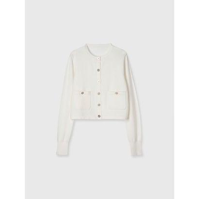 アニュアンス　ánuans ベーシックウールニットカーディガン ベーシックウールニットカーディガン