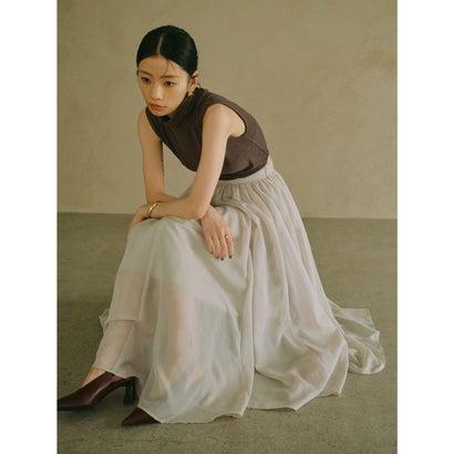 anuans（アニュアンス） エアリーフレアスカート （LIGHT BEIGE