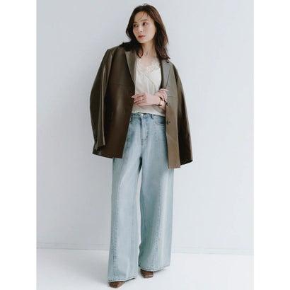 アニュアンス anuans レーストリムカップインキャミソール　IVORY レーストリムカップインキャミソール