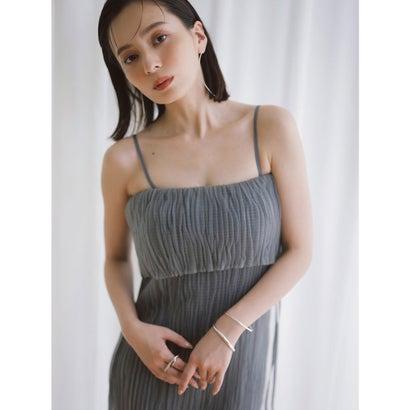 anuans プリーツニットキャミワンピース anuans アニュアンス プリーツニットキャミワンピース （GREY