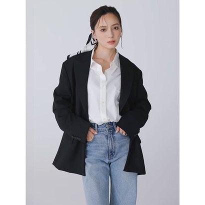 anuans ステートメントウールオーバージャケット　ブラック アニュアンス anuans ステートメントウールオーバージャケット