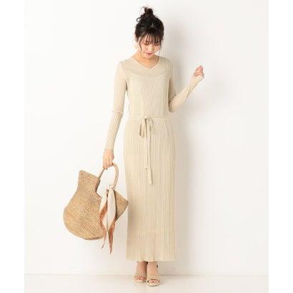 アルシーヴ Archives ラメニットワンピース Beige ブランド公式 Locomall ロコモール 通販 Paypayモール