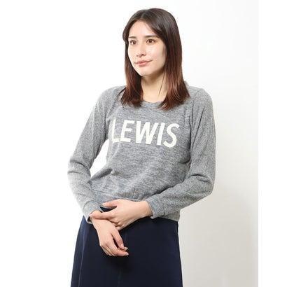 春の新作続々 ブージュルード アウトレット Bou Jeloud Outlet 袖テレコ起毛ロゴptpo Gray